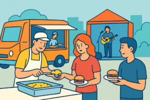 Festivaalin catering – isolle yleisölle ruokaa