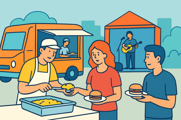 Festivaalin catering – isolle yleisölle ruokaa