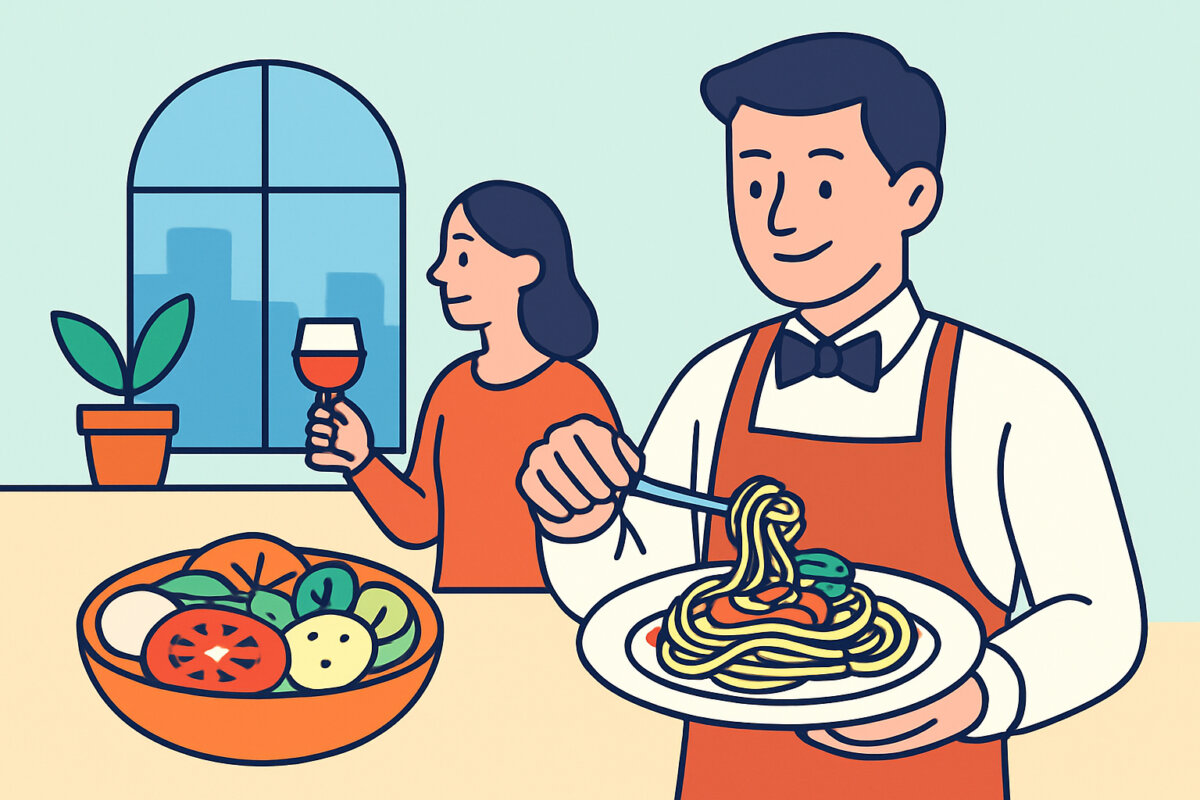Italialainen pitopalvelu juhliin – pasta ja antipastot