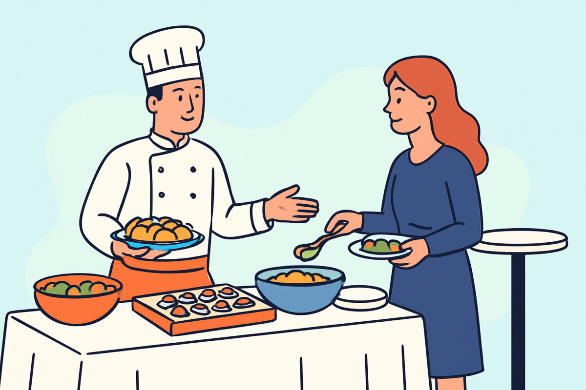 Juhlabuffet ja seisovan pöydän suunnittelu